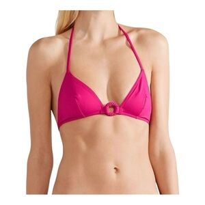 ERES Compact Stud Full Cup Triangle Bikini Top in Fizz NWT